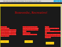 Tablet Screenshot of boxeomhc.com